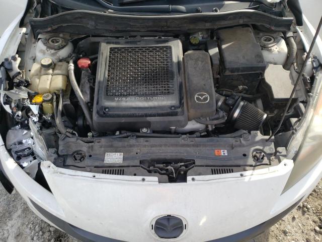 JM1BL1L34D1785473 - 2013 MAZDA SPEED 3 WHITE photo 11
