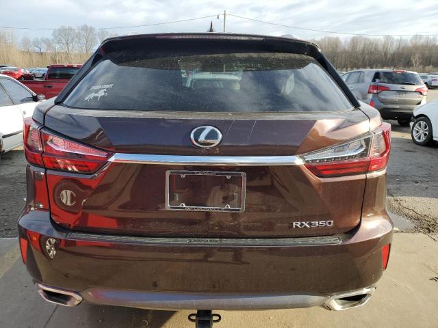 2T2BZMCA8GC031910 - 2016 LEXUS RX 350 BASE BURGUNDY photo 6