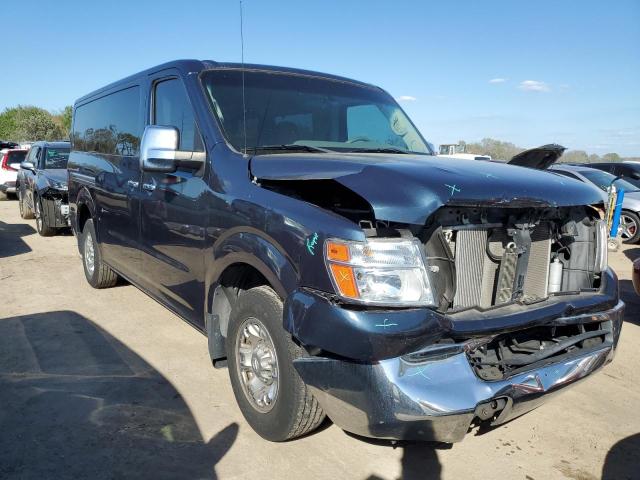 5BZBF0AA3JN851244 - 2018 NISSAN NV 3500 S BLUE photo 4