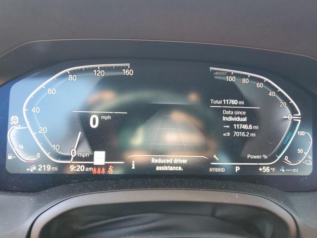 3MW5P9J08N8C65571 - 2022 BMW 330XE Қара фото 9