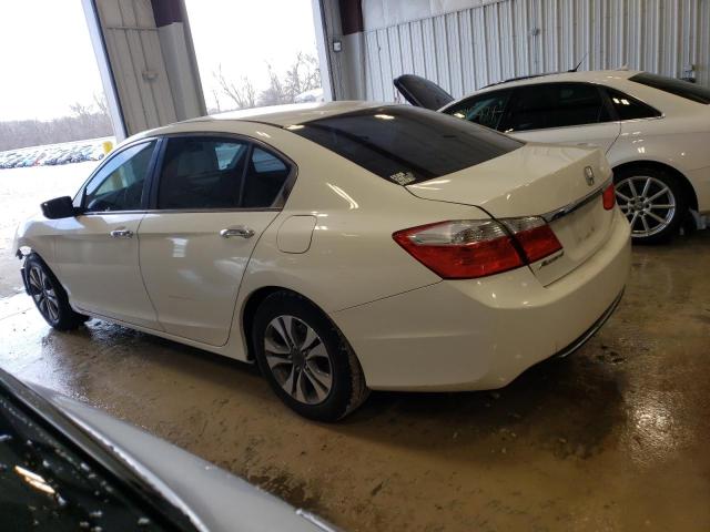 1HGCR2F32EA132048 - 2014 HONDA ACCORD LX WHITE photo 2