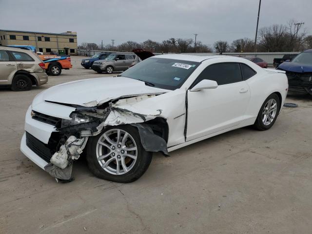 2G1FD1E3XF9112125 - 2015 CHEVROLET CAMARO LT WHITE photo 1