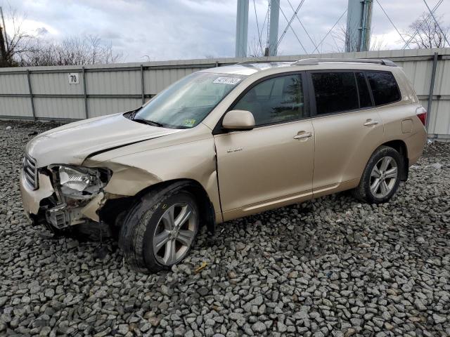 JTEES43A082066152 - 2008 TOYOTA HIGHLANDER SPORT GOLD photo 1