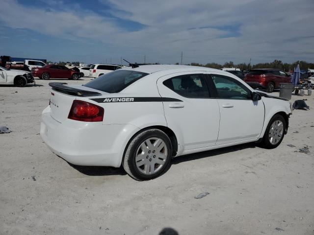 1C3CDZAB9CN174652 - 2012 DODGE AVENGER SE WHITE photo 3