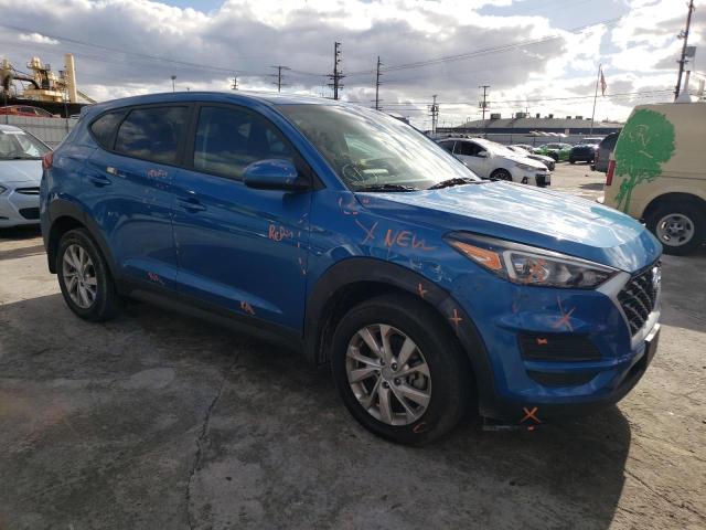 KM8J2CA44LU220011 - 2020 HYUNDAI TUCSON SE BLUE photo 4