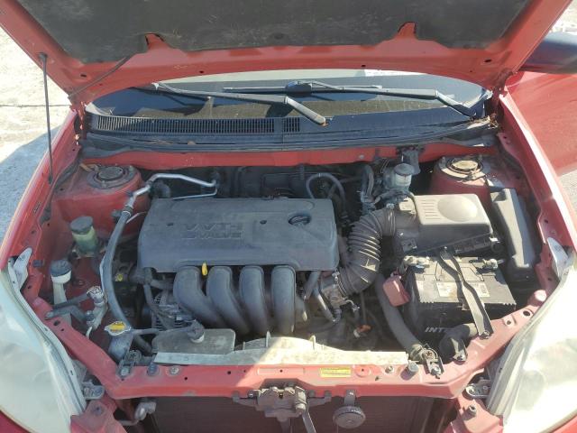 2T1KR32E26C560268 - 2006 TOYOTA COROLLA MA XR RED photo 11