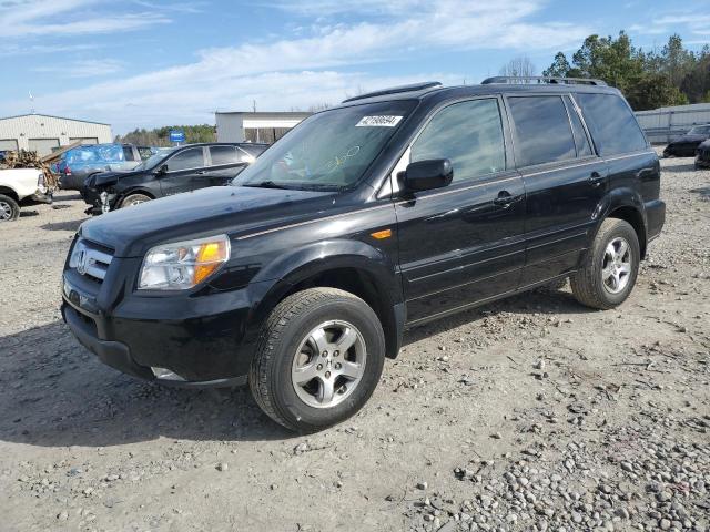 5FNYF285X7B039865 - 2007 HONDA PILOT EXL BLACK photo 1