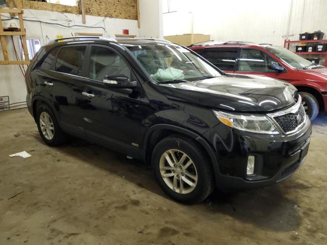 5XYKTDA67EG469713 - 2014 KIA SORENTO LX BLACK photo 4