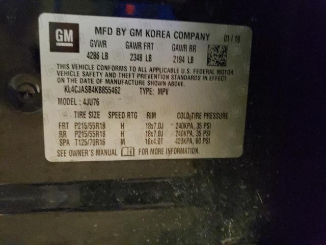 KL4CJASB4KB855462 - 2019 BUICK ENCORE PREFERRED Қара фото 13