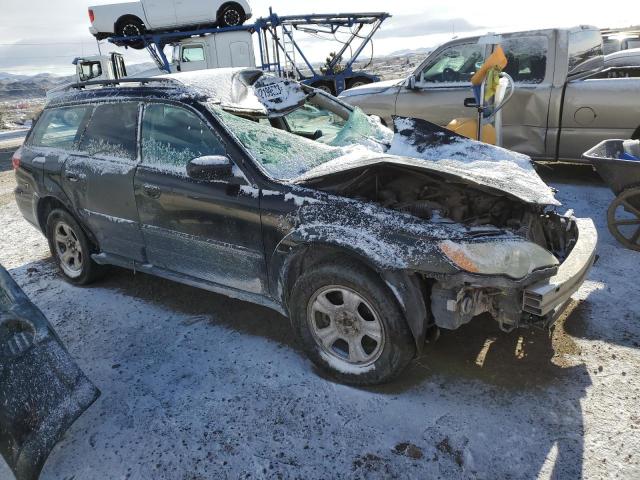 4S4BP60C186338819 - 2008 SUBARU OUTBACK BLACK photo 4