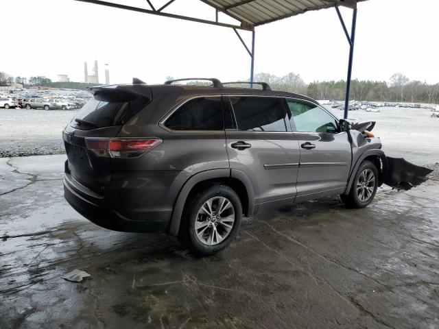 5TDZKRFH9GS170013 - 2016 TOYOTA HIGHLANDER LE GRAY photo 3