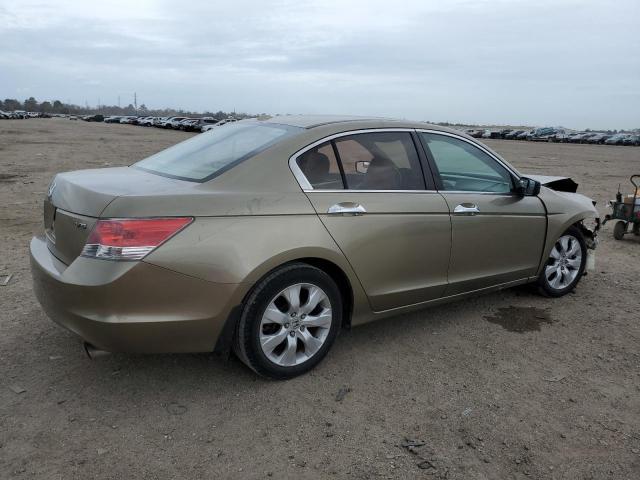 1HGCP36889A023851 - 2009 HONDA ACCORD EXL GOLD photo 3