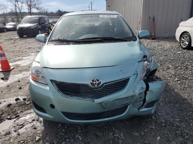 JTDBT4K37A1357816 - 2010 TOYOTA YARIS GREEN photo 5