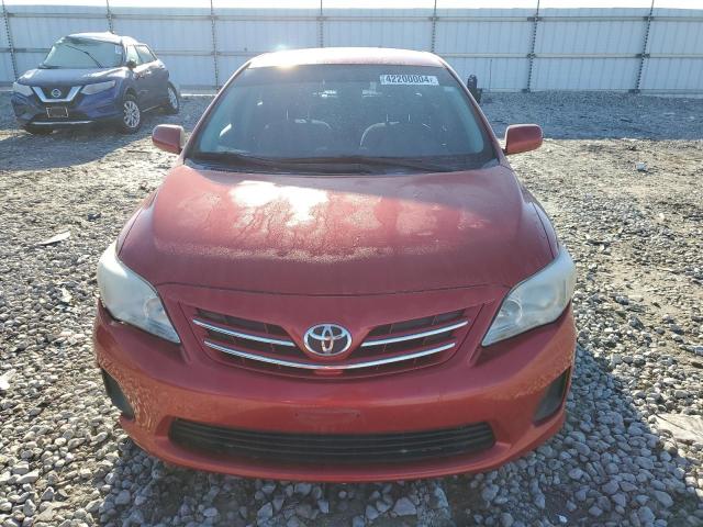 2T1BU4EE7DC977849 - 2013 TOYOTA COROLLA BASE RED photo 5