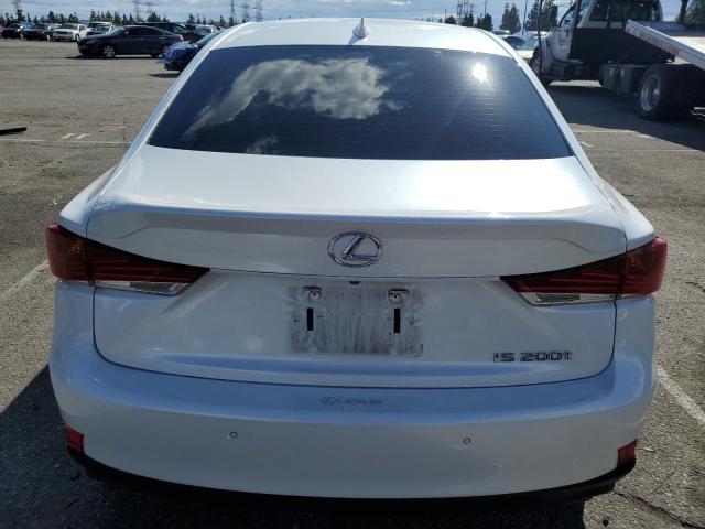 JTHBA1D20H5047078 - 2017 LEXUS IS 200T WHITE photo 6