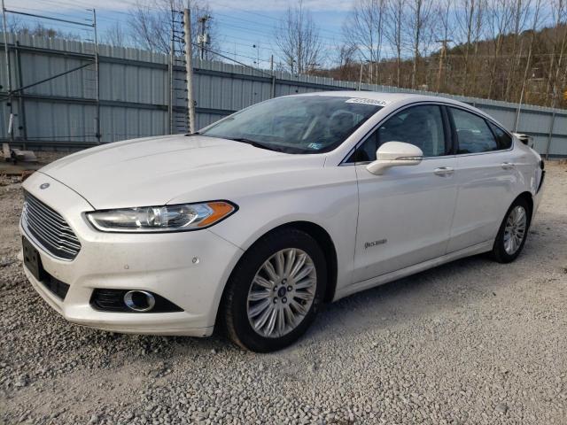 3FA6P0LU2FR172162 - 2015 FORD FUSION SE HYBRID WHITE photo 1