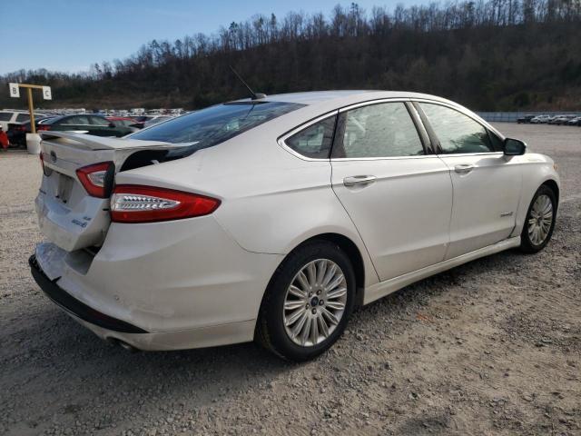 3FA6P0LU2FR172162 - 2015 FORD FUSION SE HYBRID WHITE photo 3