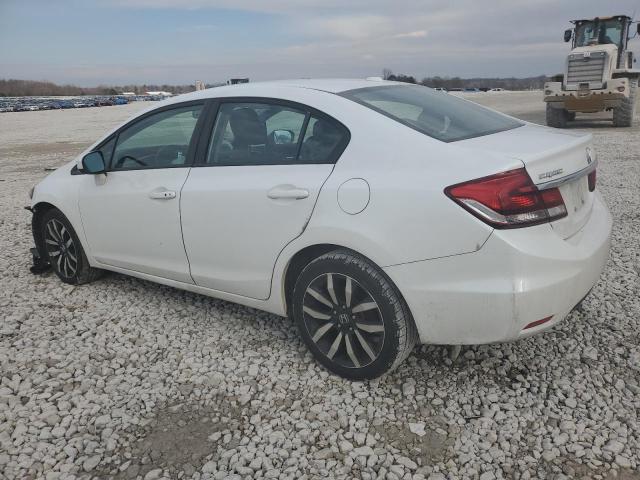 19XFB2F97FE036807 - 2015 HONDA CIVIC EXL WHITE photo 2