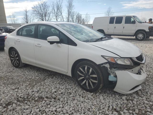 19XFB2F97FE036807 - 2015 HONDA CIVIC EXL WHITE photo 4