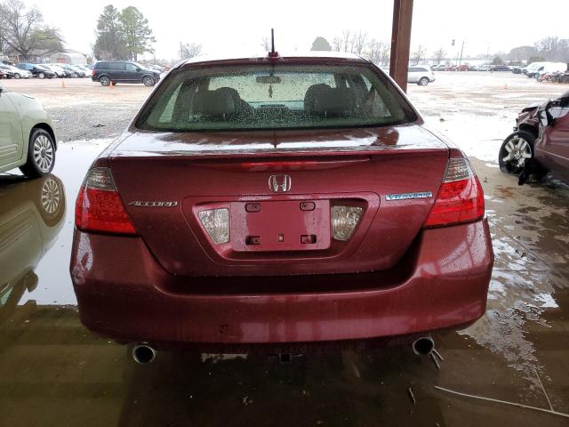 JHMCN36566C001002 - 2006 HONDA ACCORD HYBRID MAROON photo 6