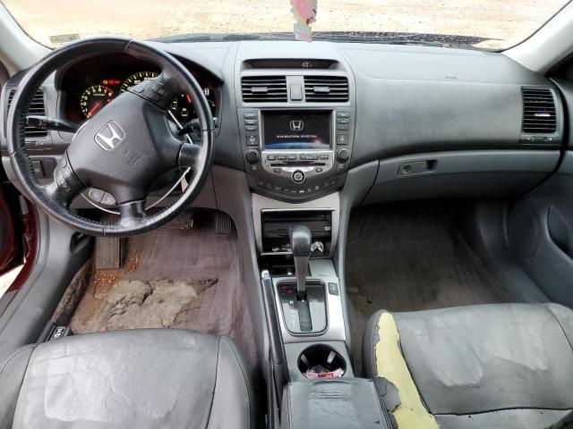 JHMCN36566C001002 - 2006 HONDA ACCORD HYBRID MAROON photo 8