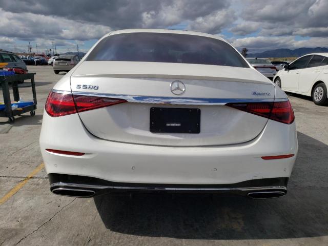 W1K6G7GB0MA026836 - 2021 MERCEDES-BENZ S 580 4MATIC WHITE photo 6