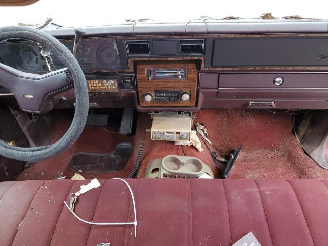 1L69JAJ167340 - 1980 CHEVROLET IMPALA MAROON photo 8