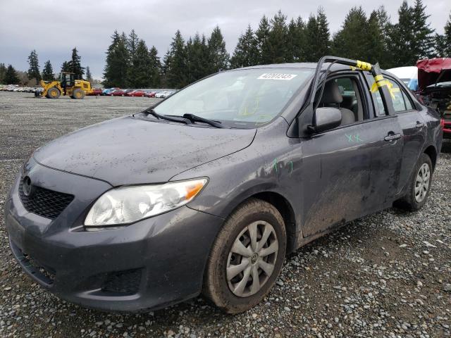 JTDBU4EE9AJ068253 - 2010 TOYOTA COROLLA BASE GRAY photo 1