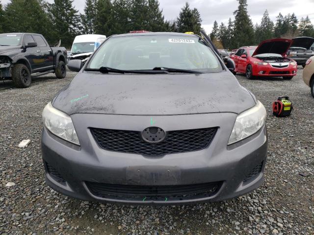 JTDBU4EE9AJ068253 - 2010 TOYOTA COROLLA BASE GRAY photo 5