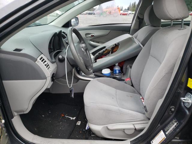 JTDBU4EE9AJ068253 - 2010 TOYOTA COROLLA BASE GRAY photo 7