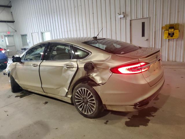 3FA6P0D93JR197137 - 2018 FORD FUSION TITANIUM/PLATINUM BEIGE photo 2