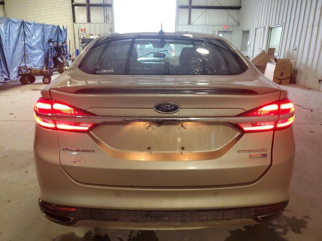 3FA6P0D93JR197137 - 2018 FORD FUSION TITANIUM/PLATINUM BEIGE photo 6