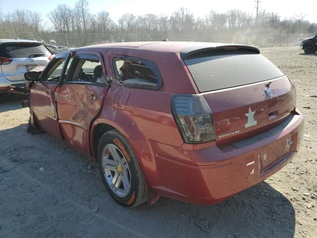 2D4FV47V96H499795 - 2006 DODGE MAGNUM SXT RED photo 2