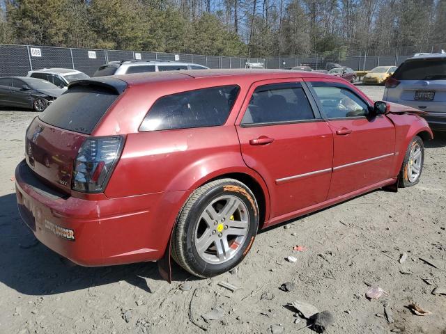 2D4FV47V96H499795 - 2006 DODGE MAGNUM SXT RED photo 3