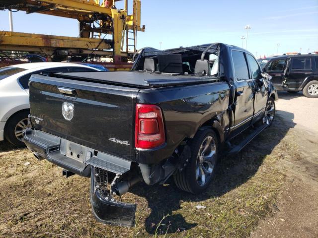 1C6SRFHT7LN341314 - 2020 RAM 1500 LIMITED BLACK photo 4