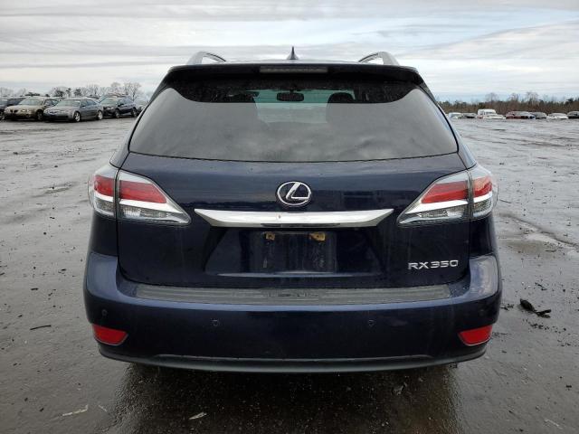 2T2BK1BA5FC256742 - 2015 LEXUS RX 350 BASE BLUE photo 6