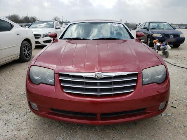 1C3AN69L55X029096 - 2005 CHRYSLER CROSSFIRE LIMITED RED photo 5