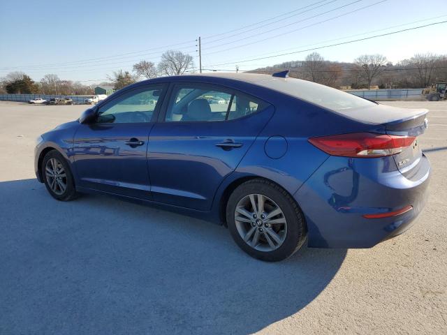 5NPD84LF8JH304263 - 2018 HYUNDAI ELANTRA SEL BLUE photo 2