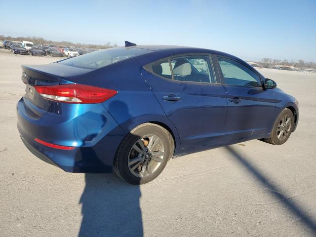 5NPD84LF8JH304263 - 2018 HYUNDAI ELANTRA SEL BLUE photo 3