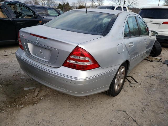 WDBRF54H26A853410 - 2006 MERCEDES-BENZ C 280 GRAY photo 3