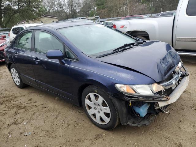 2HGFA1F53BH524730 - 2011 HONDA CIVIC LX BLUE photo 4