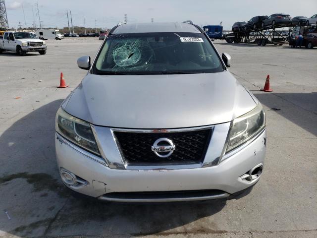 5N1AR2MNXDC647873 - 2013 NISSAN PATHFINDER S SILVER photo 5