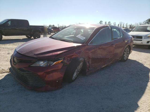 4T1C11AK2LU942558 - 2020 TOYOTA CAMRY LE RED photo 1