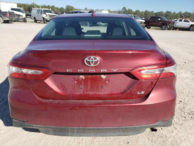 4T1C11AK2LU942558 - 2020 TOYOTA CAMRY LE RED photo 6