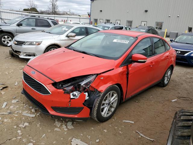 1FADP3F27HL266512 - 2017 FORD FOCUS SE RED photo 1