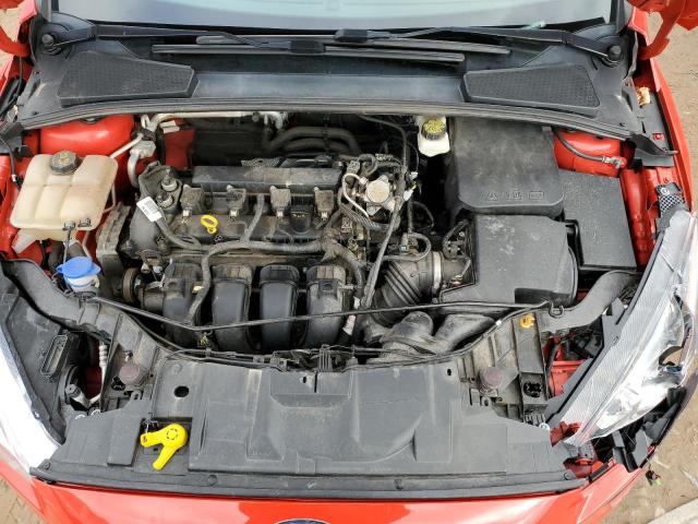 1FADP3F27HL266512 - 2017 FORD FOCUS SE RED photo 11