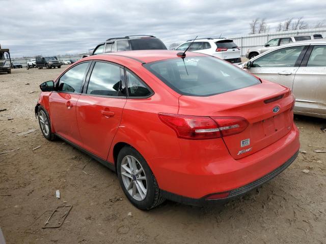 1FADP3F27HL266512 - 2017 FORD FOCUS SE RED photo 2