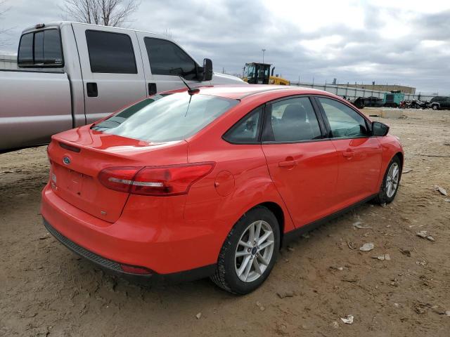 1FADP3F27HL266512 - 2017 FORD FOCUS SE RED photo 3