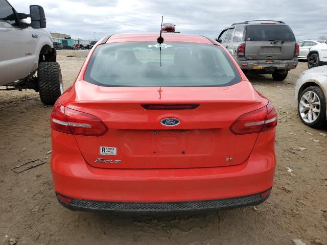 1FADP3F27HL266512 - 2017 FORD FOCUS SE RED photo 6