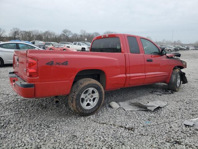 1D7HW52N55S256966 - 2005 DODGE DAKOTA LARAMIE RED photo 3